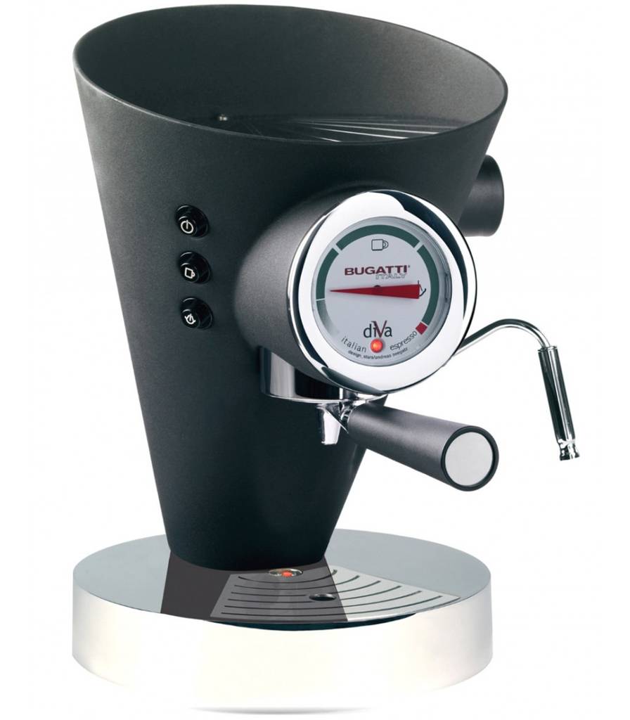 BUGATTI DIVA ESPRESSO エスプレッソマシン Coffee machines Diva Leather - Blue Espresso coffee machine